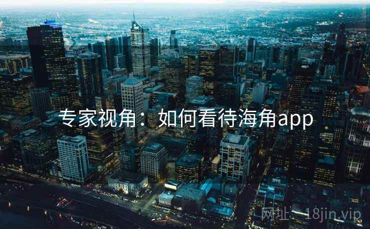 专家视角：如何看待海角app
