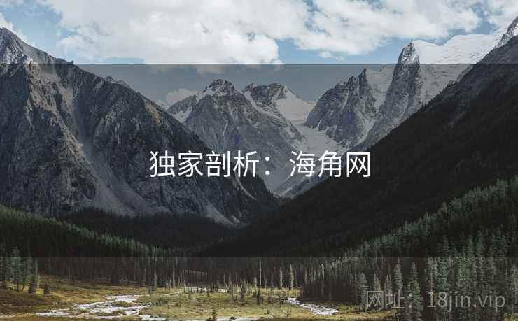 独家剖析:海角网