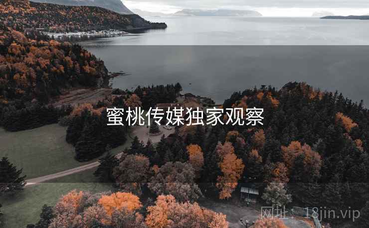 蜜桃传媒独家观察